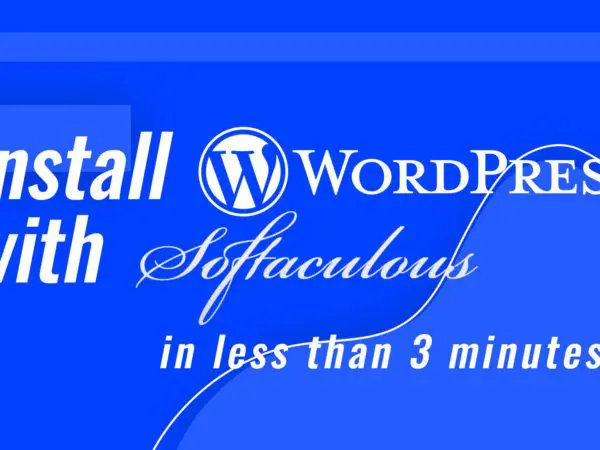 Install WordPress with Softaculous