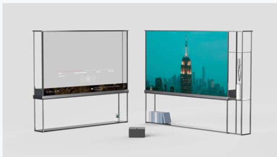- SysDrive LG 4K Transparent OLED TV